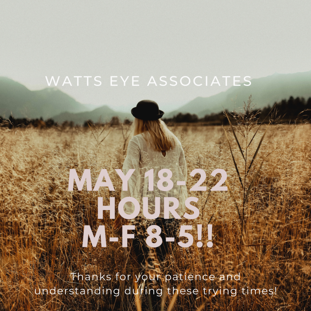 Office Hours May 18-22 M-F 8am to 5pm