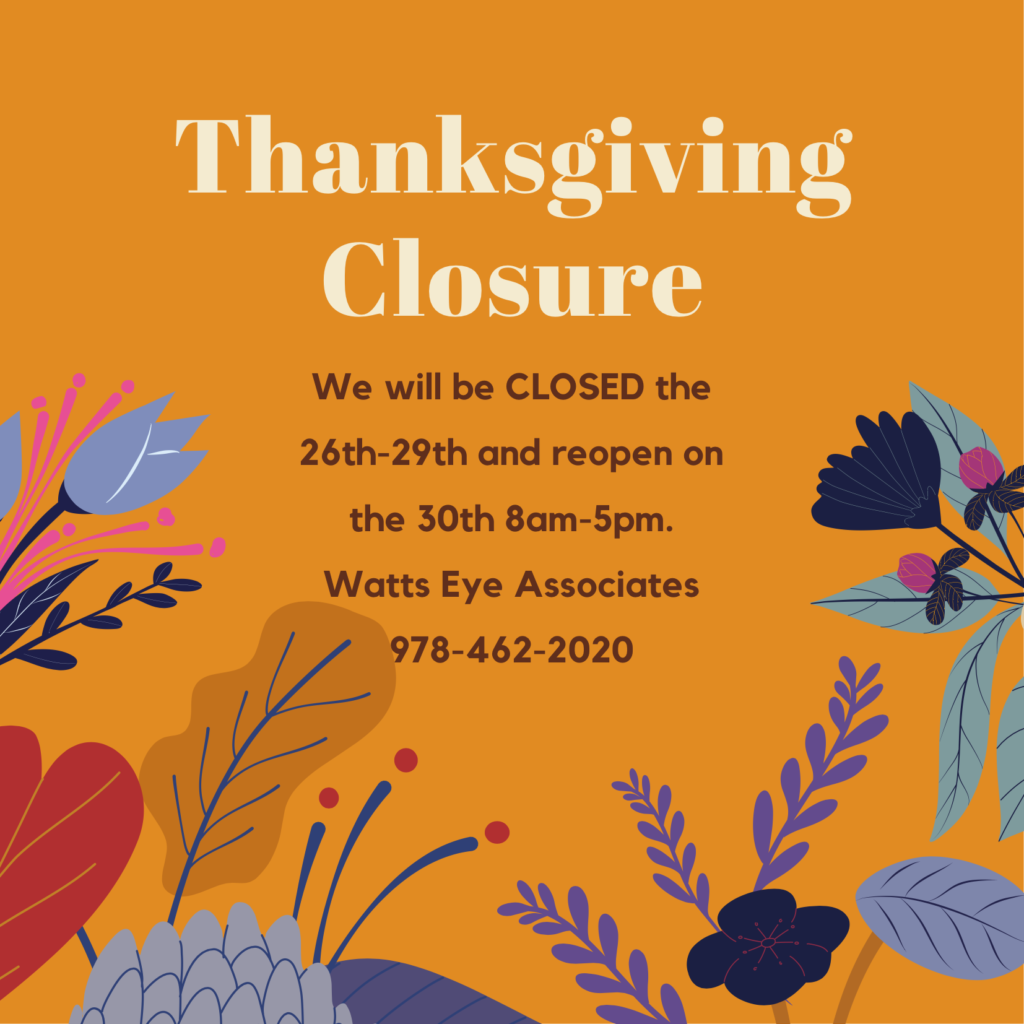 Thanksgiving and Black Friday Closure